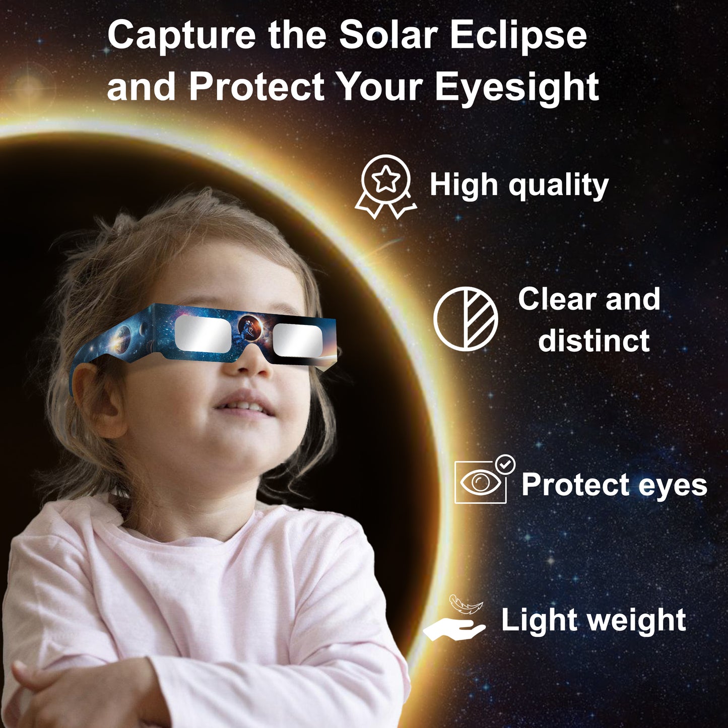Solar Eclipse Glasses AAS Approved 2024